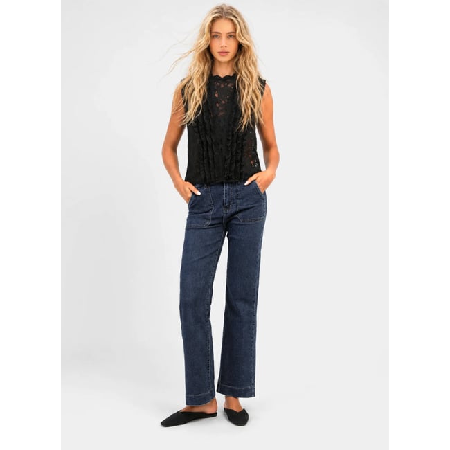 Pantalon Parmy STONE bleu stone <span itemprop=