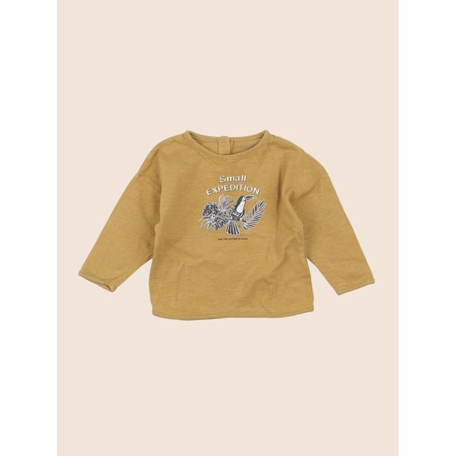 Tee-shirt - Très bon état marron <span itemprop=