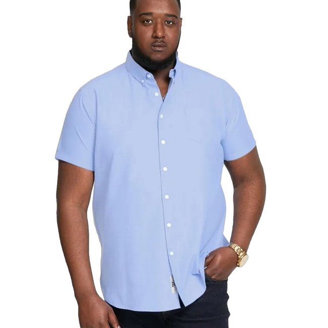 Chemise manches courtes grande taille JAMES - DUKE