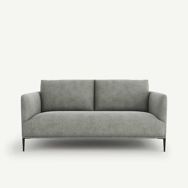 Kompaktsofa Oscar, Samt in Stonewashed-Optik - AM.PM