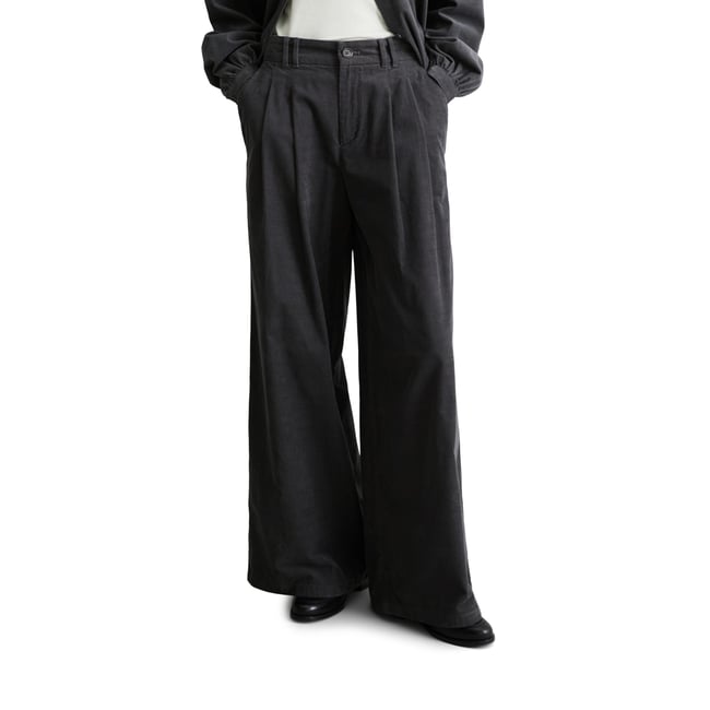 Pantalon en velours côtelé à plis larges en coton biologique - MARC O’POLO DENIM