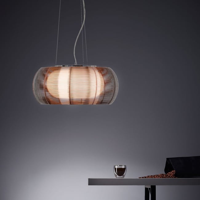 Suspension    RELAX Couleur brun-chromé <span itemprop=
