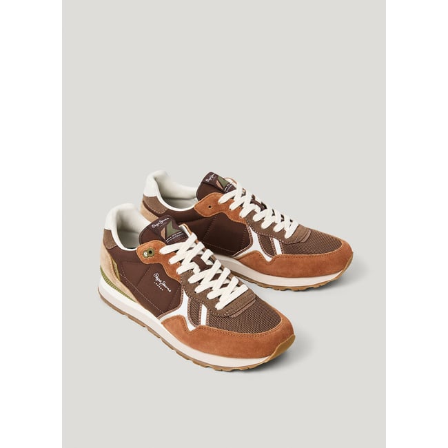 Baskets mix matières BRIT BOOST - PEPE JEANS