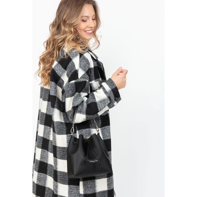 Sac seau en cuir lisse PUR & ELEMENT CITY - LANCASTER