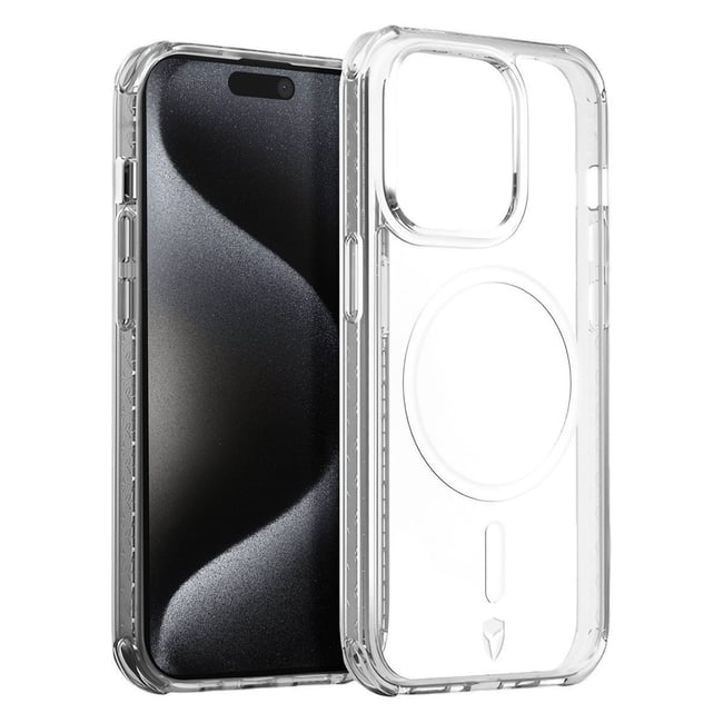 Coque iPhone 15 Pro Max MagSafe transparente - FORCE CASE