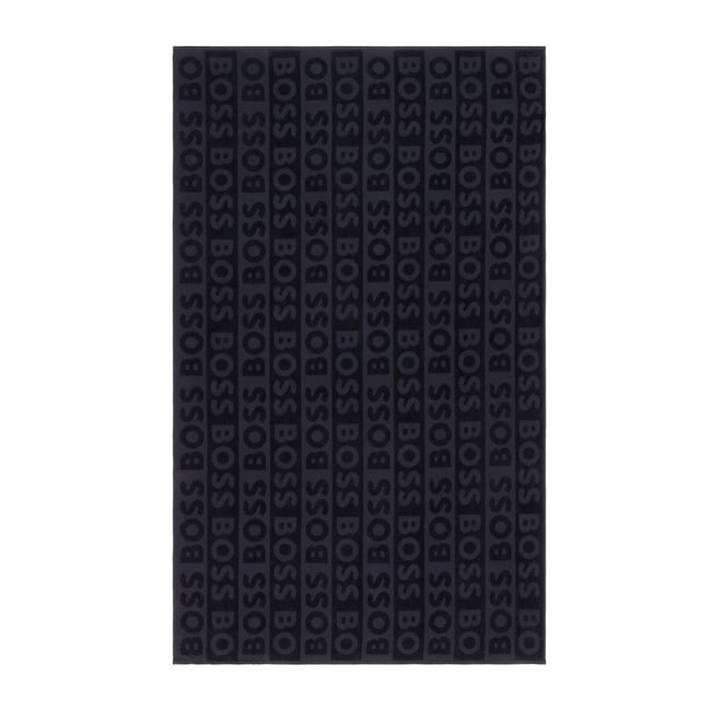 Serviette de plage  en velours,FONT black <span itemprop=