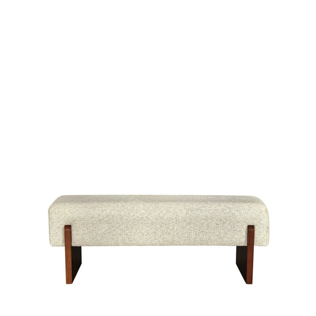Banc en tissu et bois- SALLY - DRAWER