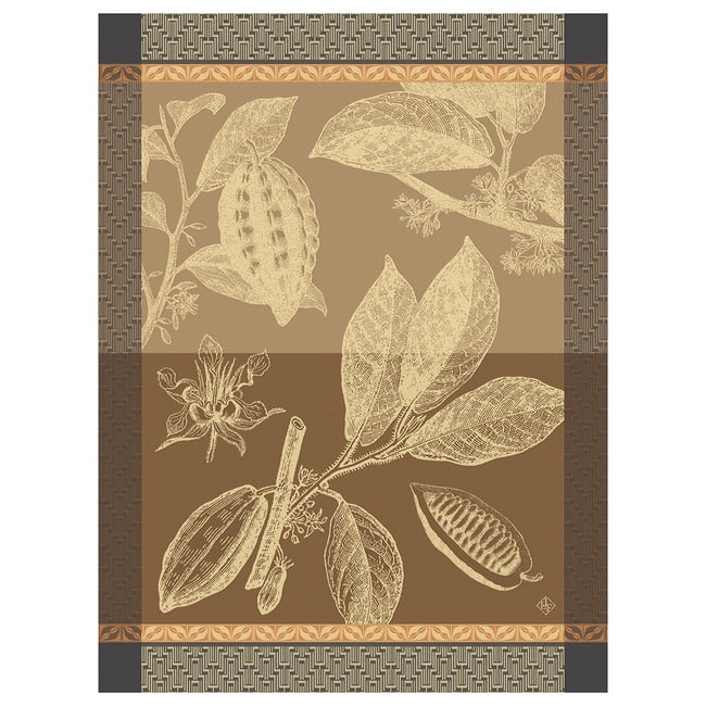 Torchon Le Jacquard Français Motif Frites à Croquer Granny 80x60 Cm – 100% Coton Made In France