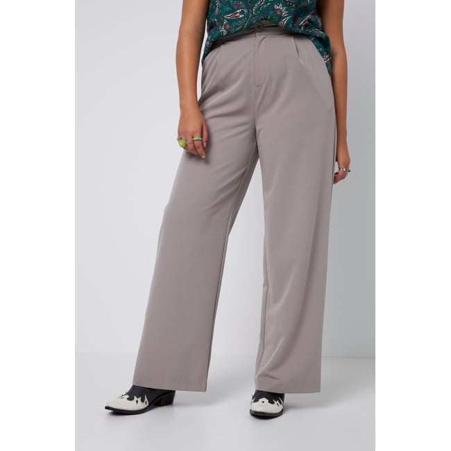 Pantalon Cachemire Femme Taille Haute Jambe Large - Tricot Laine Pure Décontracté Hiver