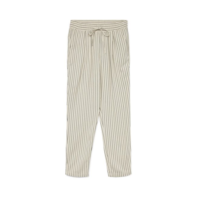 Pantalon droit, 7/8 ème  ecru <span itemprop=