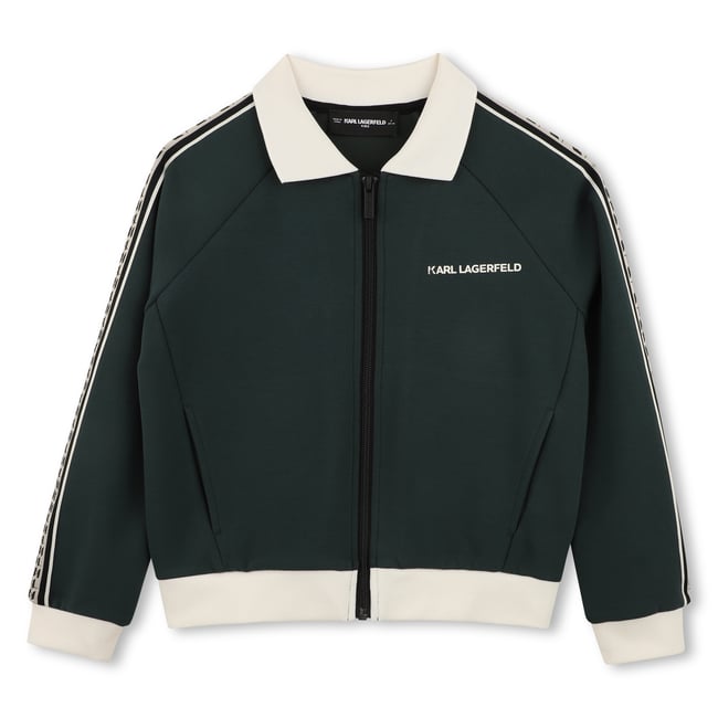 Cardigan de jogging bottle green <span itemprop=