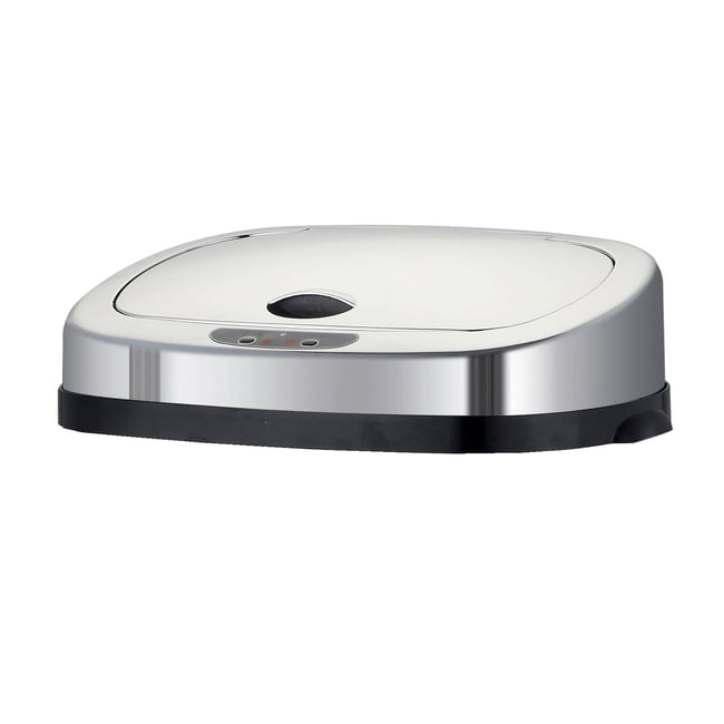 Couvercle de poubelle automatique 124 LARGO CHROME Couleur argent <span itemprop=