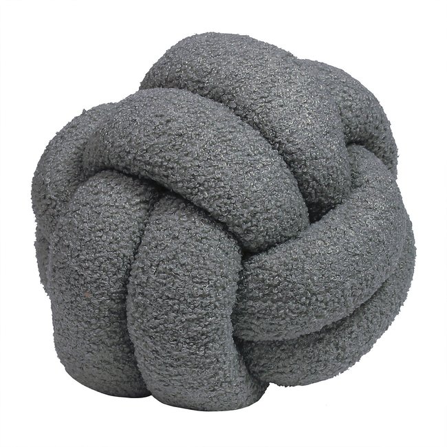Boucle Knot Fleece Cushion - FURN.