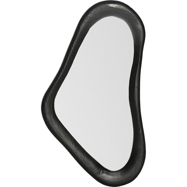 Miroir organique bois collection VACIO Couleur noir <span itemprop=