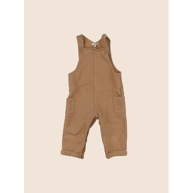 Salopette - Etat satisfaisant marron <span itemprop=