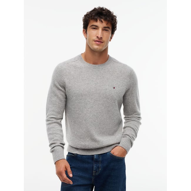 Pull col rond en laine - TOMMY HILFIGER
