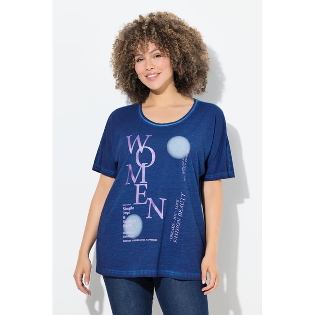 T-shirt oversize avec messages - ULLA POPKEN