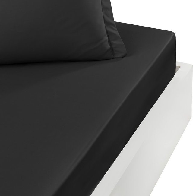 Drap housse bonnet 40 cm en percale coton SOFT PERCALE PLUS - SENSEI MAISON