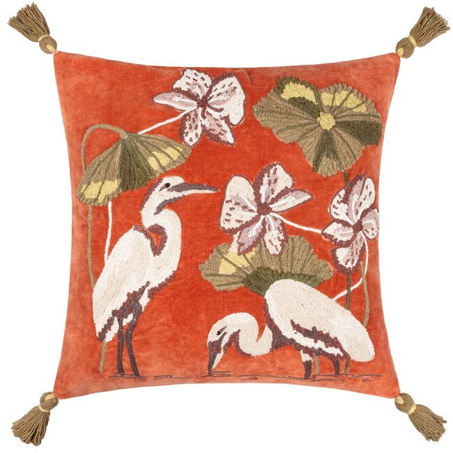 Kushiro Cushion, coral, WYLDER