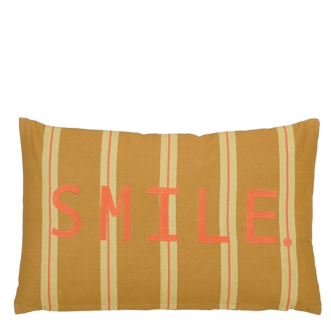 Coussin décoratif brun <span itemprop=