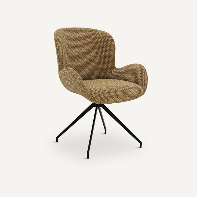 Fauteuil de table pivotant, Asyar Couleur lichen <span itemprop=