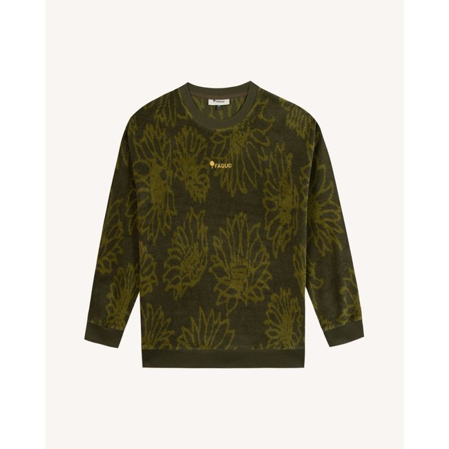 Sweat FANGO FANGO kaki foncé <span itemprop=