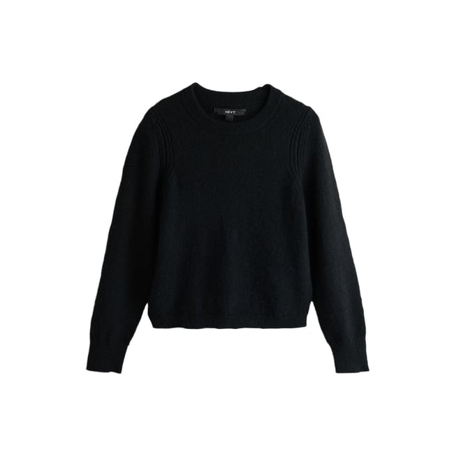 Pull ras du cou en maille à manches longues - NEXT