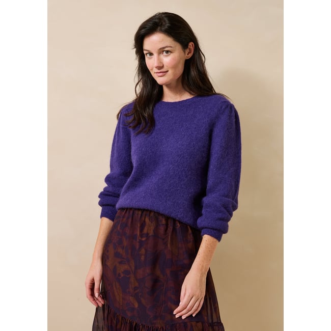 Pull manches longues col rond - LA FEE MARABOUTEE