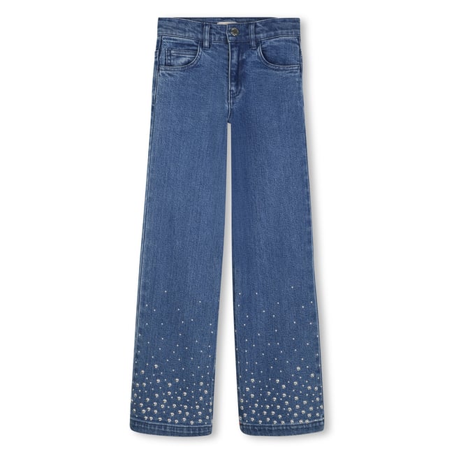 Jean taille ajustable denim blue <span itemprop=