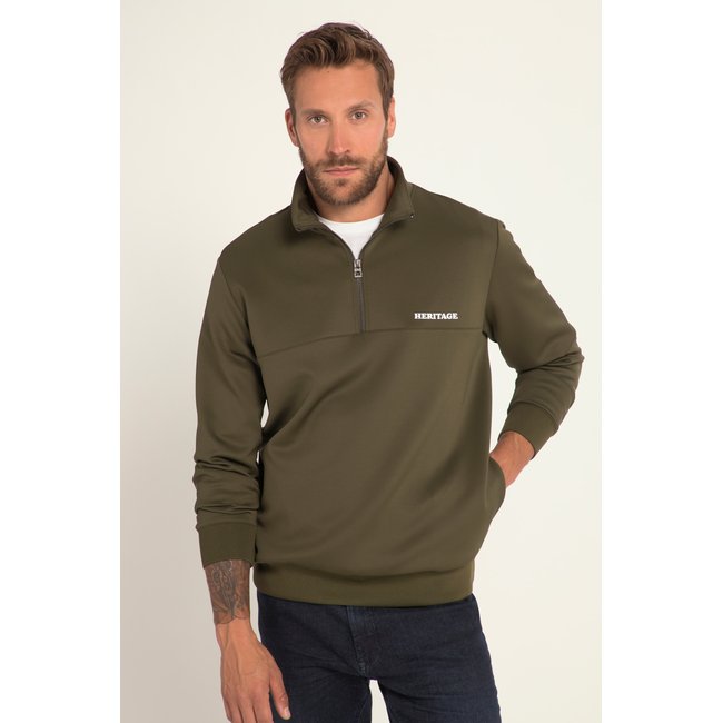 Pull camionneur FLEXNAMIC® en tissu scuba vert sapin <span itemprop=