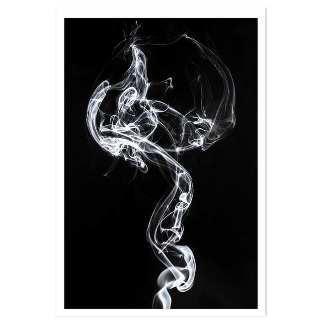 Poster white smoke medusa - HEXOA