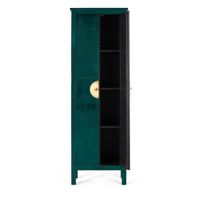 Armoire 2 portes Bois Vert Couleur vert <span itemprop=