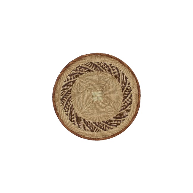 Panier mural tressé à la main au Zimbabwé, LIMPO Couleur naturel <span itemprop=