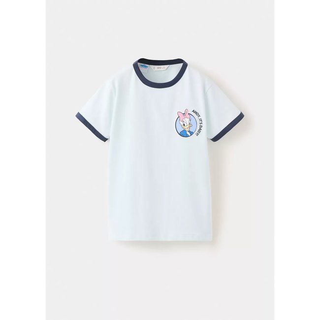 T-shirt imprimé Daisy Donald bleu ciel <span itemprop=