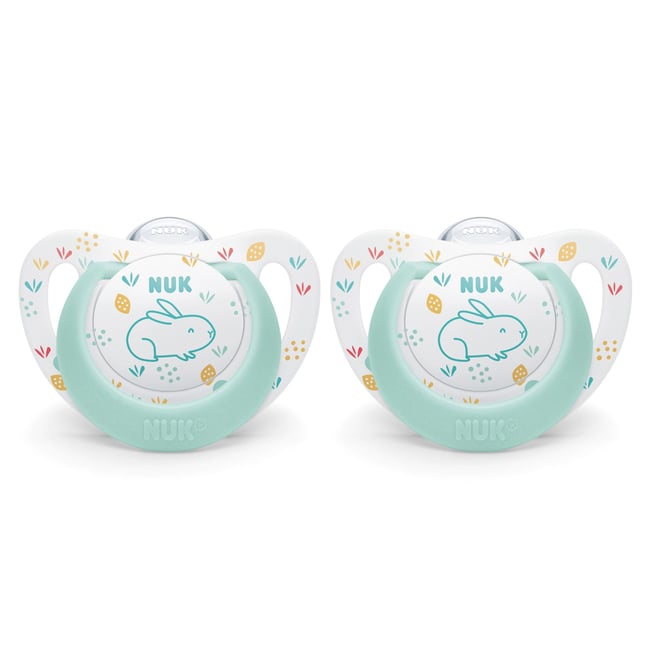 Lot de 2 Sucettes expert Starline lapin <span itemprop=