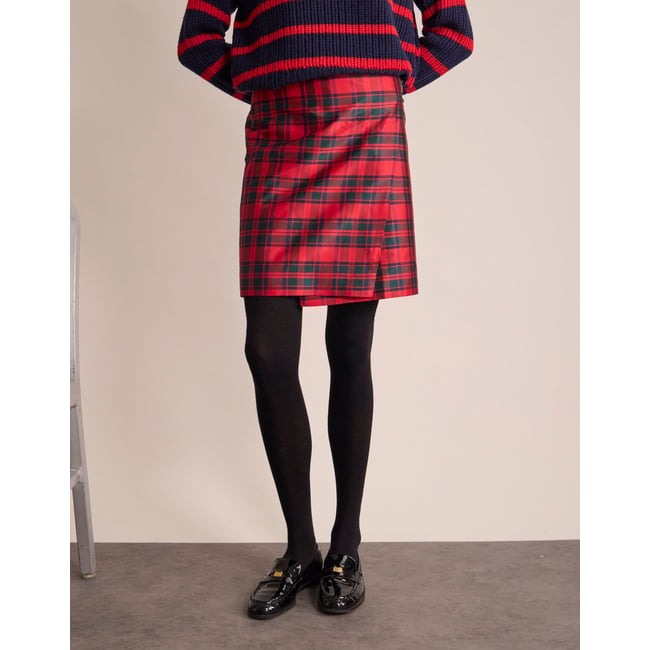 Jupe Margareth rouge <span itemprop=
