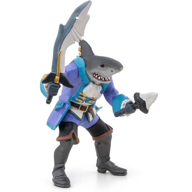 Figurine Pirate mutant requin bleu <span itemprop=