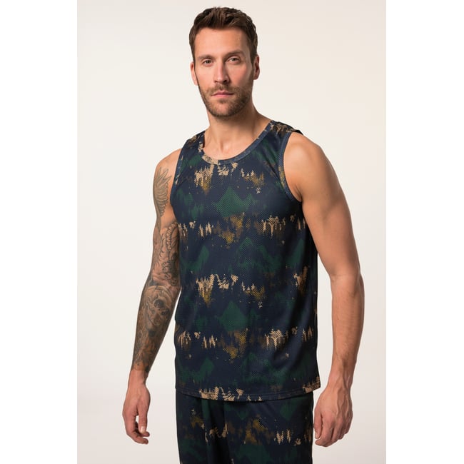 Débardeur en mesh, collection Fitness kaki <span itemprop=