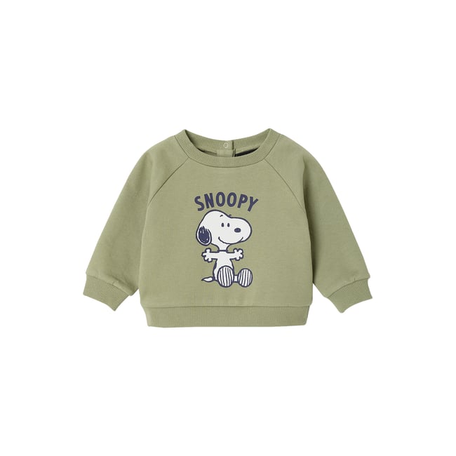 Sweat Snoopy kaki <span itemprop=