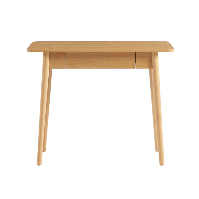Console 1 tiroir  SOLENN Couleur chêne clair <span itemprop=