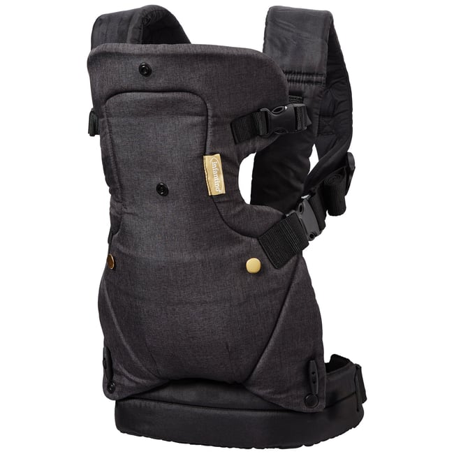 Porte bébé flip 4 en 1 denim noir <span itemprop=