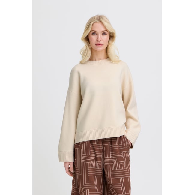 Á manches longues beige birch <span itemprop=