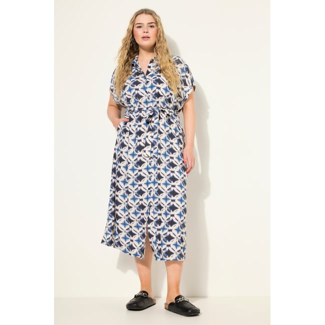 Robe maxi oversized indigo <span itemprop=