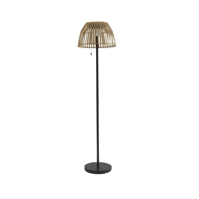 Lampe solaire en aluminium traditionnelleLED Couleur bois clair, noir <span itemprop=