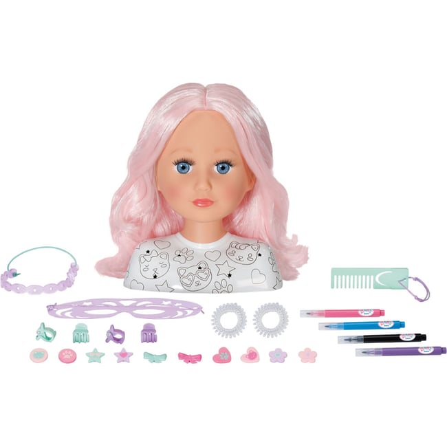 Baby born Tête de Coiffure Créatif v019845 <span itemprop=