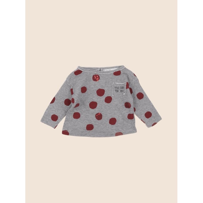 Tee-shirt - Très bon état gris <span itemprop=