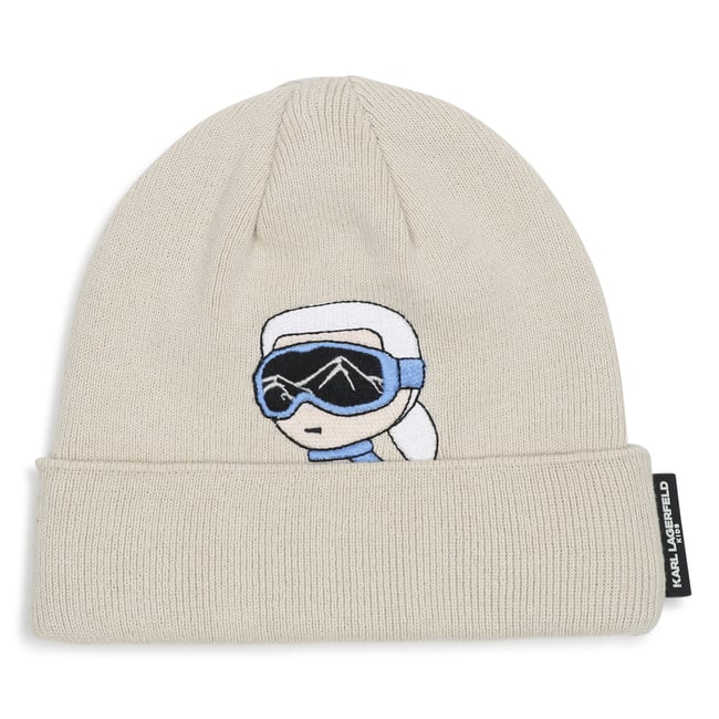 Bonnet en tricot lime stone <span itemprop=