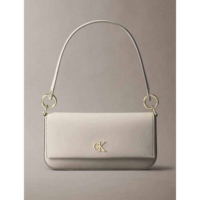 Clutch Bag with Flap and 2 Shoulder Straps - CALVIN KLEIN