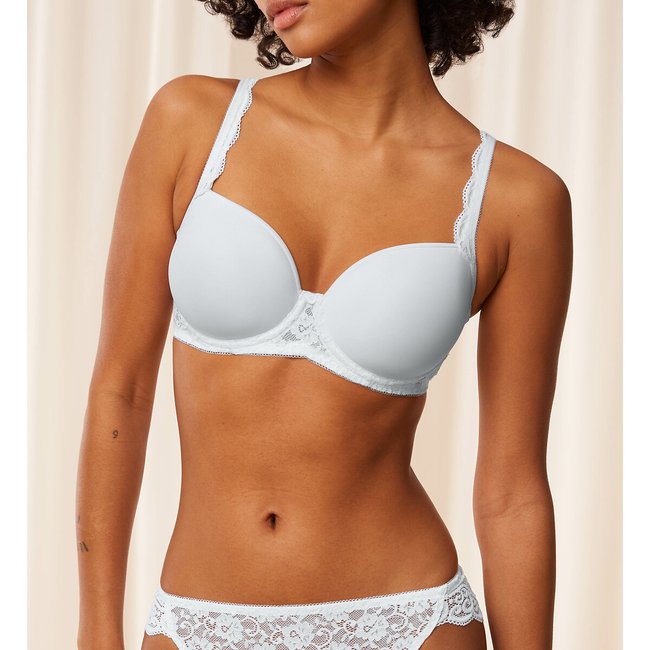 Soutien-gorge ampliforme Amourette blanc <span itemprop=