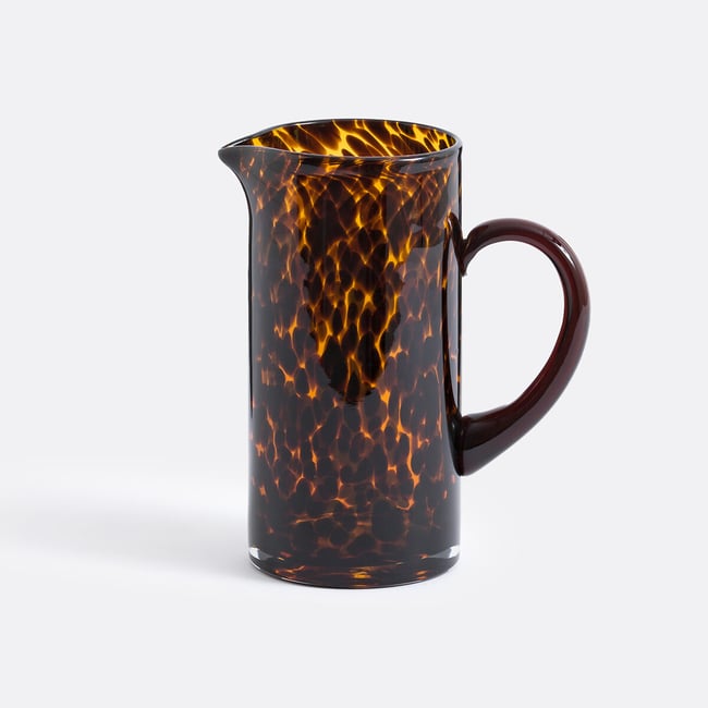 Szklana karafka Fauvita Leopard Print Amber brązowa LA REDOUTE INTERIEURS